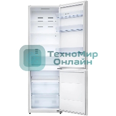 Холодильник LEX LKB185WGIDMax белый стекло двухкамерный 267/142л морозилка снизу, No Frost