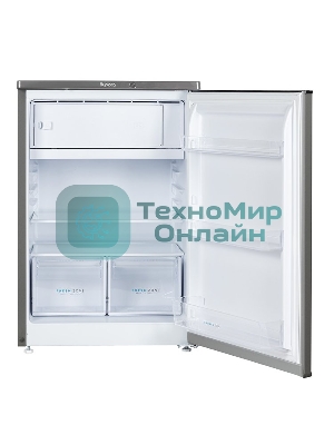 Холодильник Бирюса M508 металлик однокамерный 116/34л морозилка сверху