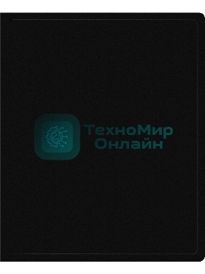 Папка на 2-х кольцах Silwerhof Eco A4, пластик, 0.5мм, черный