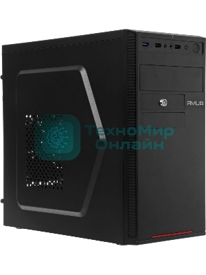 Компьютер Amur Нарвал B7I21 MT i3 12100 (3.3) 16Gb SSD 256Gb UHDG 730 FreeDOS GbitEth 400W мышь клавиатура черный (RUS) (2147002)