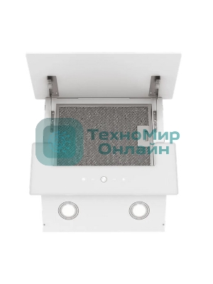 Вытяжка наклонная Elikor Vertex WH 50 белый, 50 см, 750 куб. м/ч, 56 дБ