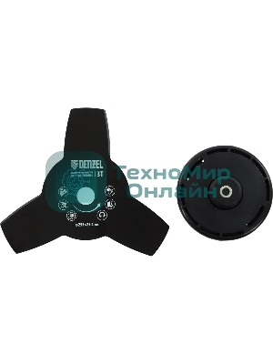 Триммер бензиновый Denzel DR-43, 43 см3, неразъемная штанга, состоит из 2 частей