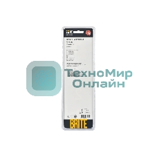 Рамка 4-местная IEK BRITE РУ-4-2-БрБ (BR-M42-G-K01) стекло белый