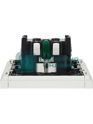 Розетка СП FORTE&PIANO FP214 16А с заземл. без защ. шторок безвинт. крепл. белый IEK FP-R11-16-1-K01