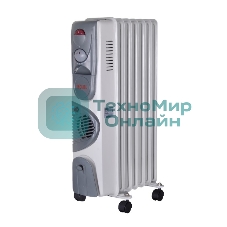 Обогреватель масляный Ресанта ОМ-7НВ (7секций) белый, 1900 Вт, 19 м2, термостат 67/3/10