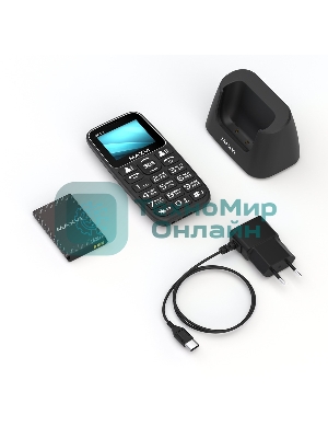 Мобильный телефон Maxvi B110ds черный