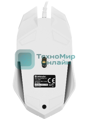 Комплект клавиатура+мышь Defender Motion C-977 проводной, USB, 1600 DPI, белый