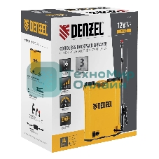 Опрыскиватель ранцевый аккумуляторный Denzel D-16LA, 16 л, щелочной акк., 12 В, 8 А·ч
