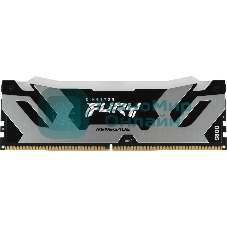 Оперативная память Kingston Fury Renegade RGB, DDR5, 24GB (1x24 GB), 7200 MHz, CL38, радиатор, RGB, серебристый