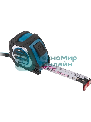 Рулетка Gross 32572 Magnetisch, 5 м х 25 мм обрезиненный корпус, автоматическая фиксация