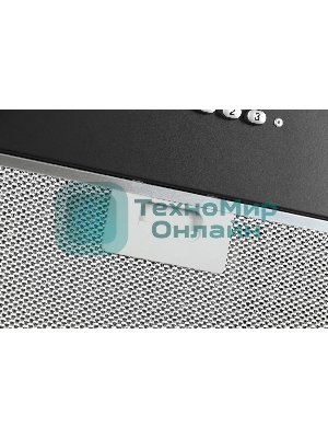 Вытяжка встраиваемая Elikor Flat 52П-650-К3Д черный, 52 см, 650 куб. м/ч, 60 дБ