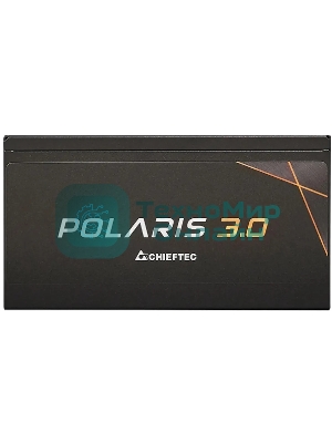 Блок питания Chieftec Polaris 3.0 PPS-1050FC-A3, 1050Вт, 80 PLUS Gold, 135мм, модульный, черный