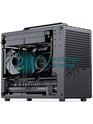 Компьютерный корпус без блока питания JONSBO Jonsplus Z20 Black MATX без БП, боковая панель из закаленного стекла, mini-ITX, micro-ATX, черный