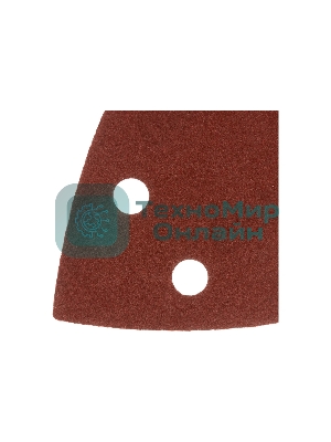 Треугольник абразивный Denzel на ворc. подложке под 