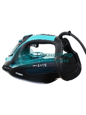 Утюг Hyundai H-SI01221 3000 Вт черный/зеленый