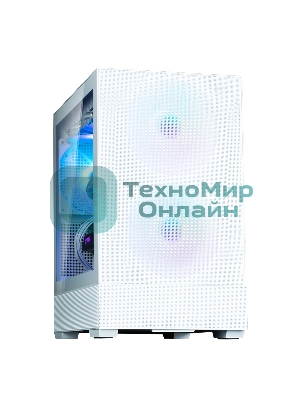 Компьютерный корпус ZALMAN P30 AIR, MATX, белый, WINDOW, 2xCombo (3.5'' or 2.5''), 3x2.5