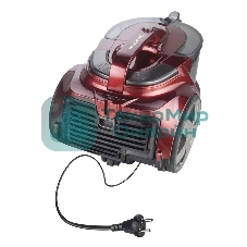 Пылесос Eurostek EVC-4514 красный, 500/2800 Вт, уборка сухая, пылесборник контейнер 3 л