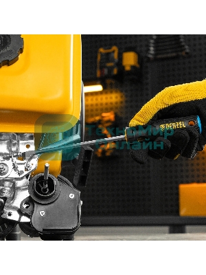 Отвертка Denzel SL6x150 мм, S2, 3к рукоятка