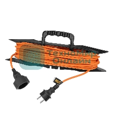 Удлинитель-шнур силовой Garden Series Denzel ПВС, 20 м, 1 розетка 3x1,5 мм