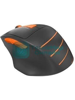 Мышь беспроводная A4Tech Fstyler FG30S серый/оранжевый, 2000 dpi, радиоканал, USB, кнопки - 6