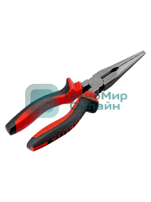 Длинногубцы прямые Matrix 17311, 200 мм, хром-ванадий, двухкомпонентные рукоятки