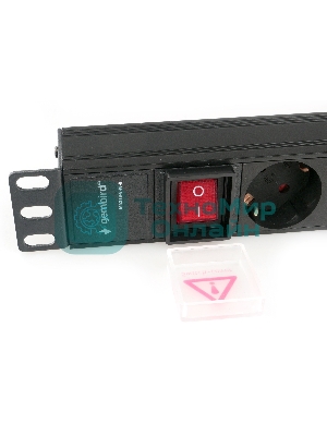 Блок 1 вход С14/8 евророзеток с защитой для 19