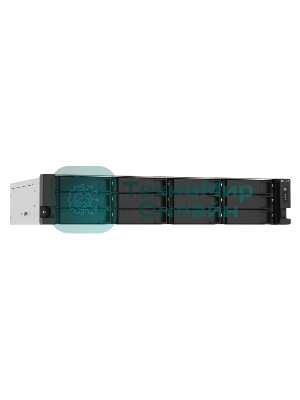 Сетевое хранилище без дисков SMB QNAP TS-1273AU-RP-8G NAS 12 HDD trays, 2x 2.5 GbE, rackmount, 2 PSU. 4-core AMD V1500B2,2 GHz, RAM 8 Gb (8 Gb UDIMM DDR4 (1 x 8 Gb) up to 32 Gb (2 x 16 Gb)). W/o rail kit RAIL-B02