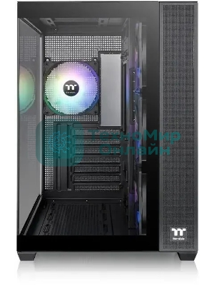 Компьютерный корпус Thermaltake View 380 TG ARGb черный без БП ATX 6x120мм 2x140мм 1x200мм 2xUSB3.0 audio bott PSU