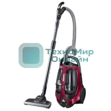 Пылесос Samsung VCC8837V3P фиолетовый, 430/2200 Вт, уборка сухая, пылесборник контейнер, 2 л