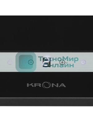 Вытяжка наклонная Krona Irma A 600 черный/серебристый, 60 см, 1300 куб. м/ч, 65 дБ