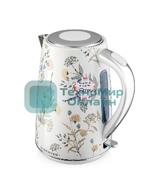 Чайник электрический BRAYER BR1083, 1.7л, стальной корпус