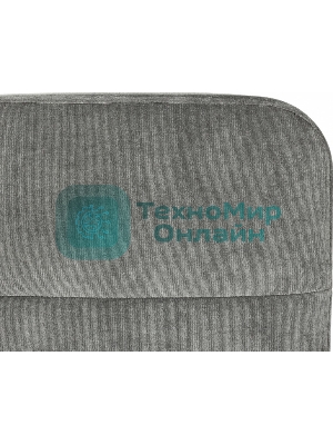 Кресло Бюрократ Triest Fabric серый, ткань