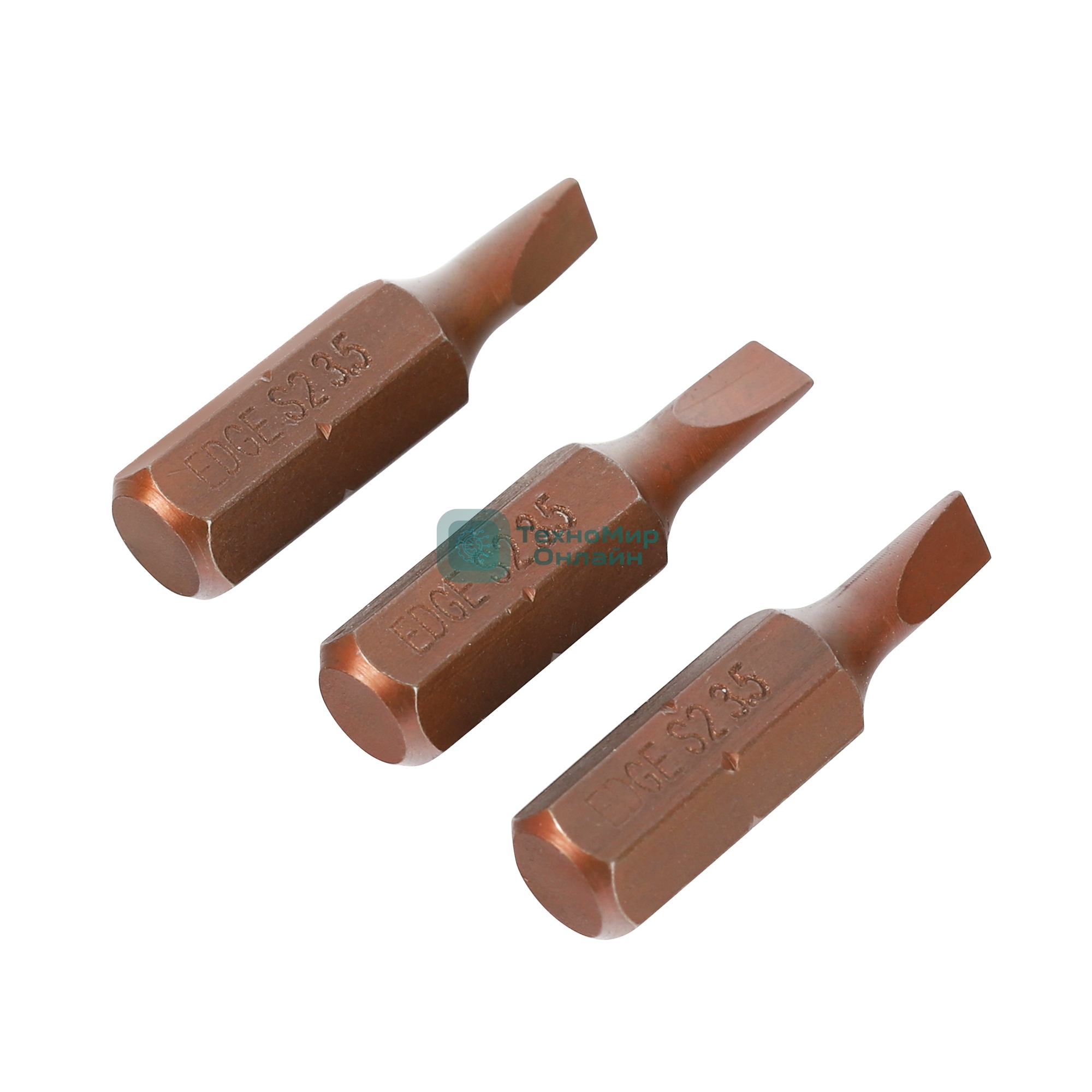 Бита EDGE by PATRIOT SL 3.5мм, сталь S2, длина 25 мм, 3шт в блистере