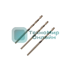 Сверло EDGE by PATRIOT по металлу 3.0 мм, 3 шт в блистере