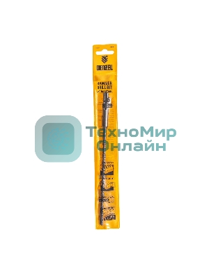 Бур по бетону Denzel двойная спираль, Cobalt W-tip, 6x210 мм, SDS PLUS