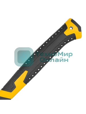 Молоток каменщика Denzel 680 г, цельнокованый, двухкомпонентная обрезиненная рукоятка