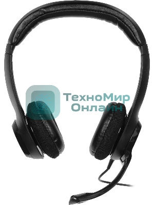 Гарнитура проводная Logitech Headset H390 USB черный