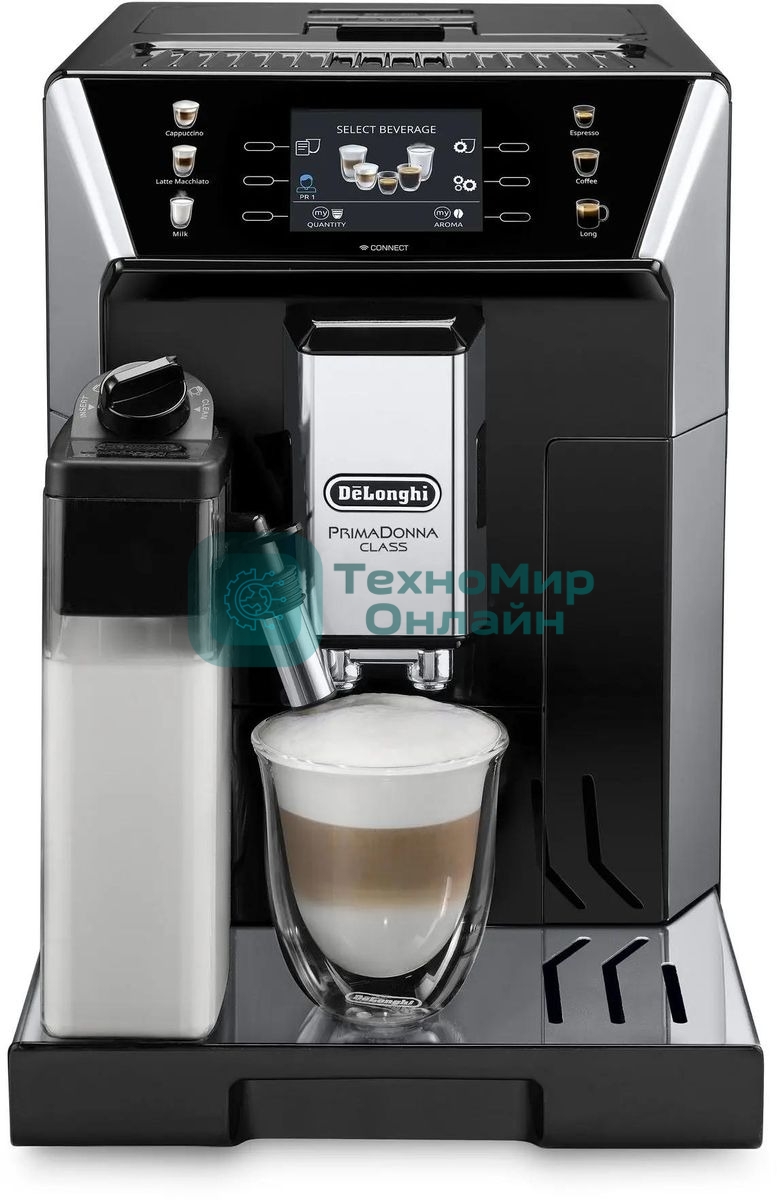 Кофемашина DeLonghi ECAM550.65.SB, черный/серебристый