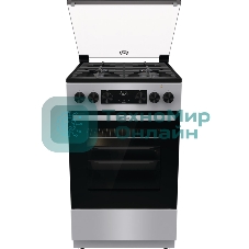 Плита Комбинированная Gorenje GK5C41SF серый (стеклянная крышка) реш.чугун