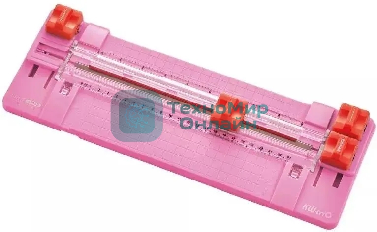 Резак дисковый Kw-Trio 13045pink A4/6лист./230мм/ручн.прижим