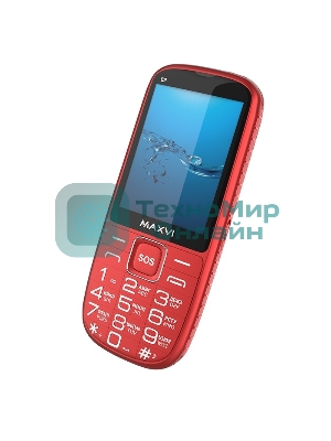Мобильный телефон Maxvi B9 красный