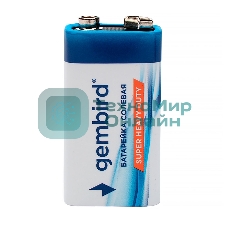 Батарейка солевая Gembird Gb-6F22-1F, тип Крона(6F22), 1шт, пленка, 9 В