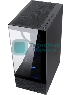 Компьютерный корпус AeroCool/Formula Crystal Z1 черный без БП ATX 2xUSB 2.0 1xUSB 3.0 audio bott PSU