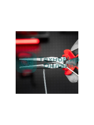 Длинногубцы прямые Matrix 17311, 200 мм, хром-ванадий, двухкомпонентные рукоятки