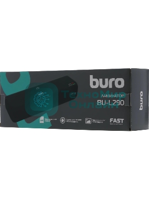 Ламинатор Buro BU-L290, 2 вала, A4, 125мкм, 300 мм/мин