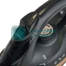 Утюг DELTA LUX DE-3007 черный/золотой, 2400 Вт, 30 г/мин, 150 г/мин, 220 мл