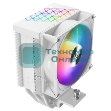 Кулер PCCooler R400 ARGb белый 92мм алюминий+медь 2200rpm 30db 4-pin 180W 133мм