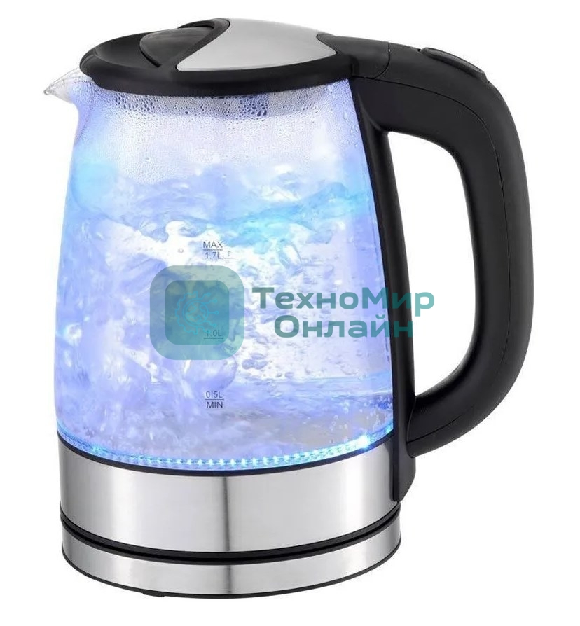 Чайник электрический Renova KT18G-01B Термостойко стекло