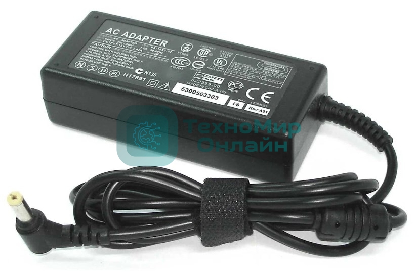 Блок питания (сетевой адаптер) для ноутбуков Delta 19V 3.42A 5.5x1.7, REPLACEMENT