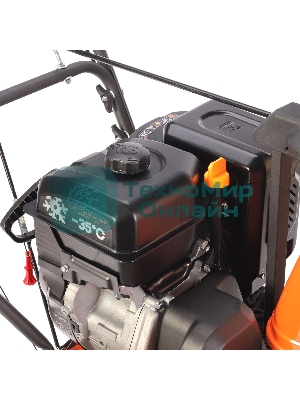 Снегоуборщик PATRIOT PRO 11 KX (коммунально-хозяйственный); 11 л.с., усиленный редуктор, безвоздушные колеса WE3, антиадгезионное покрытие ковша и желоба.